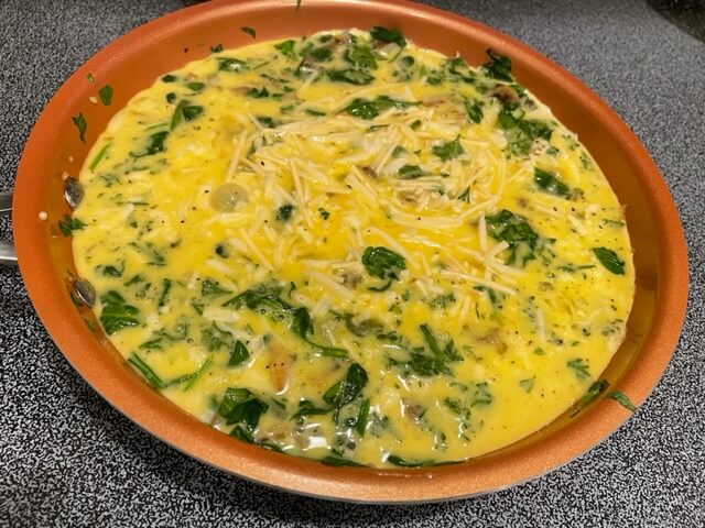 3 cheese frittata