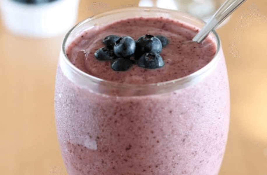 blueberry grape energy smoothie
