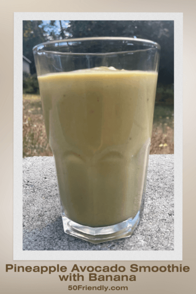 pineapple avocado smoothie