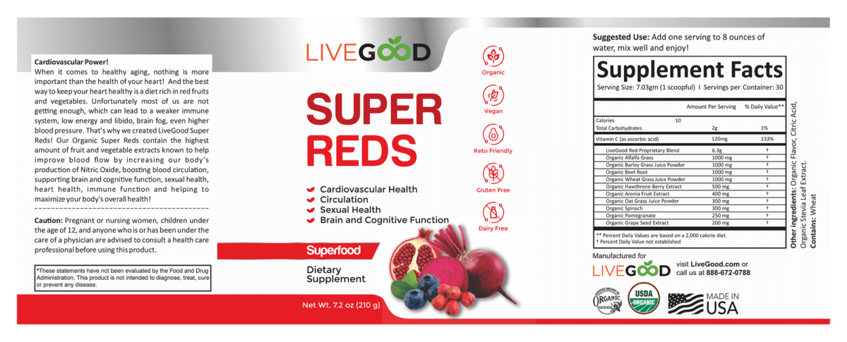 LiveGood super reds