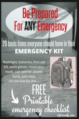 20 basic items for your emergency kit