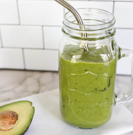 green zinger healthy breakfast smoothie - 50friendly.com