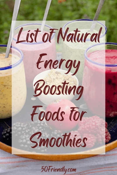 best foods for energy smoothies