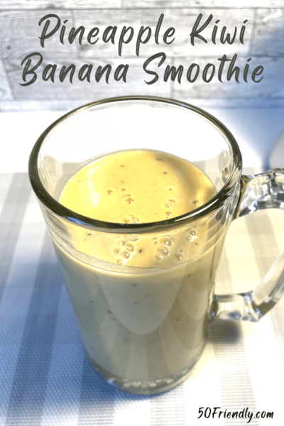 pineapple kiwi banana smoothie