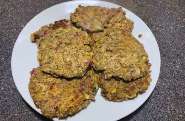 lentil zucchini burgers