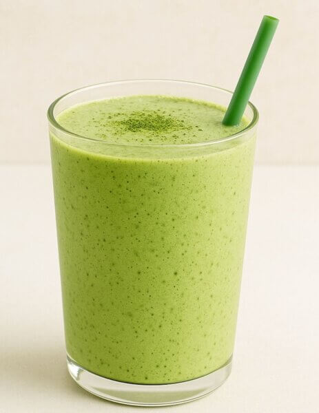 low-carb low cal matcha smoothie
