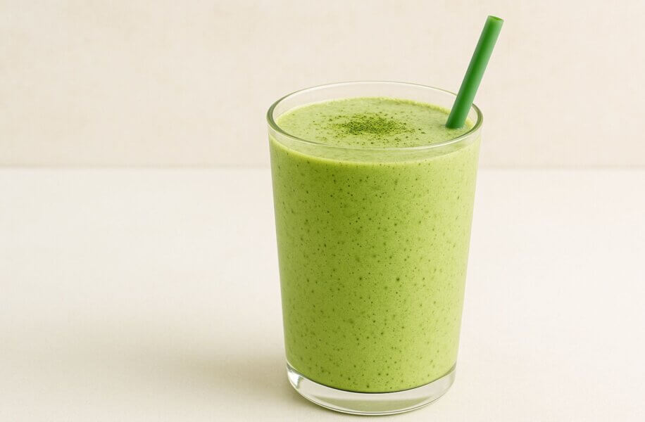 low-carb low cal Matcha Smoothie