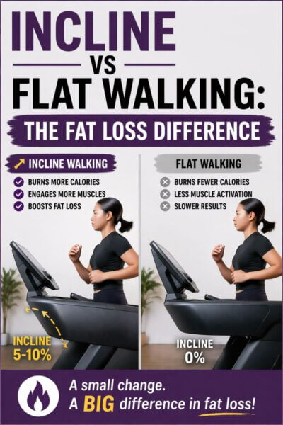 Incline Walking vs Flat Walking: 