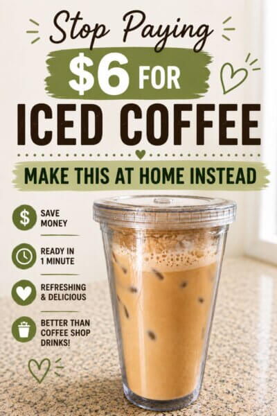 delicious homemade iced coffee